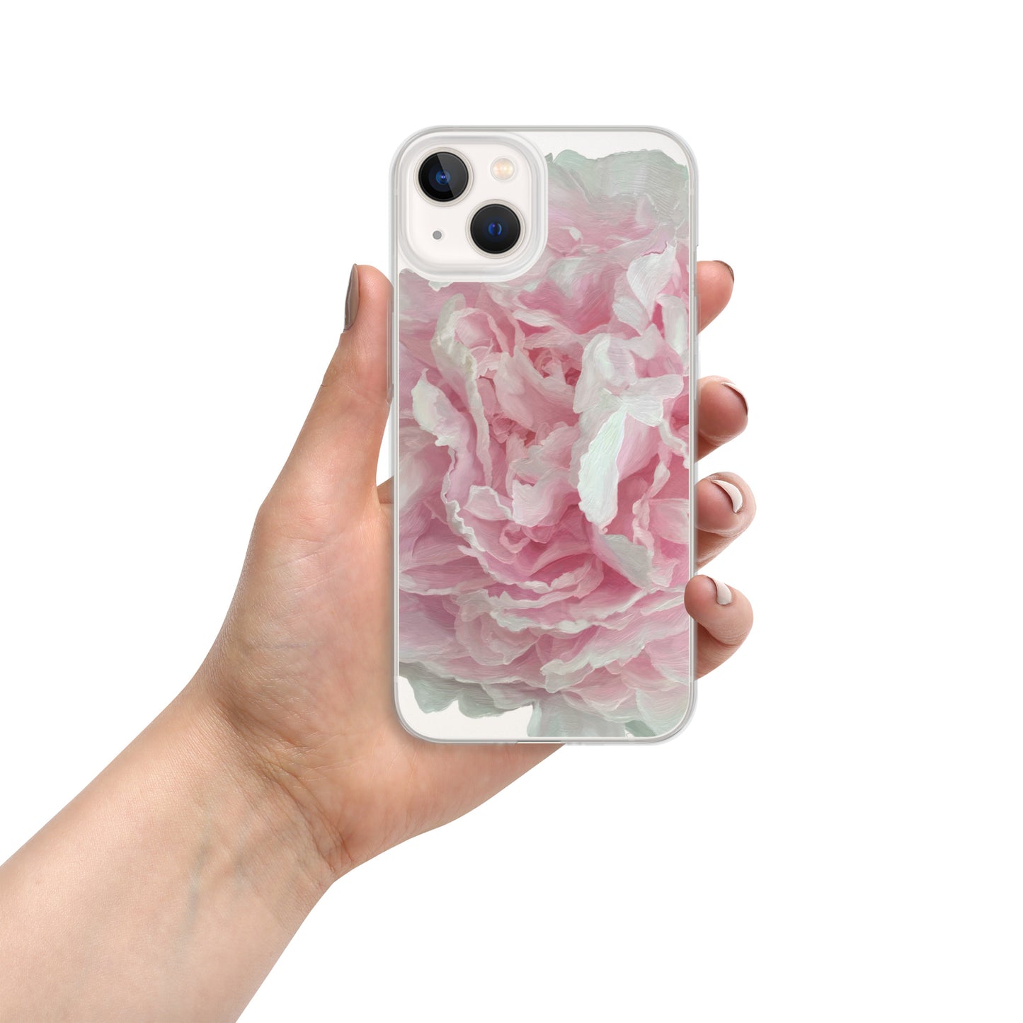 Cloey’s Peony on Clear Case for iPhone®