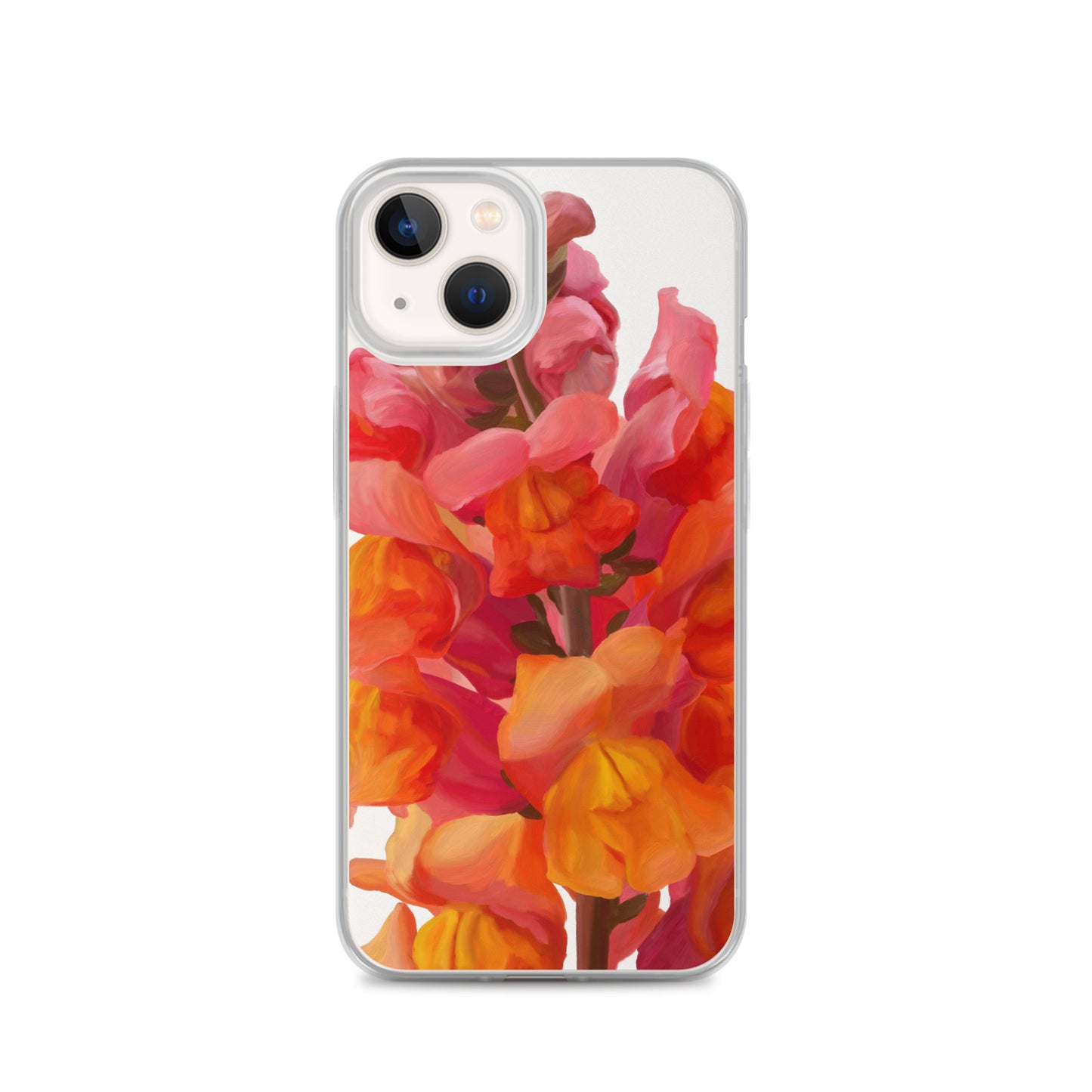 Mark’s Orange Snapdragon on Clear Case for iPhone®