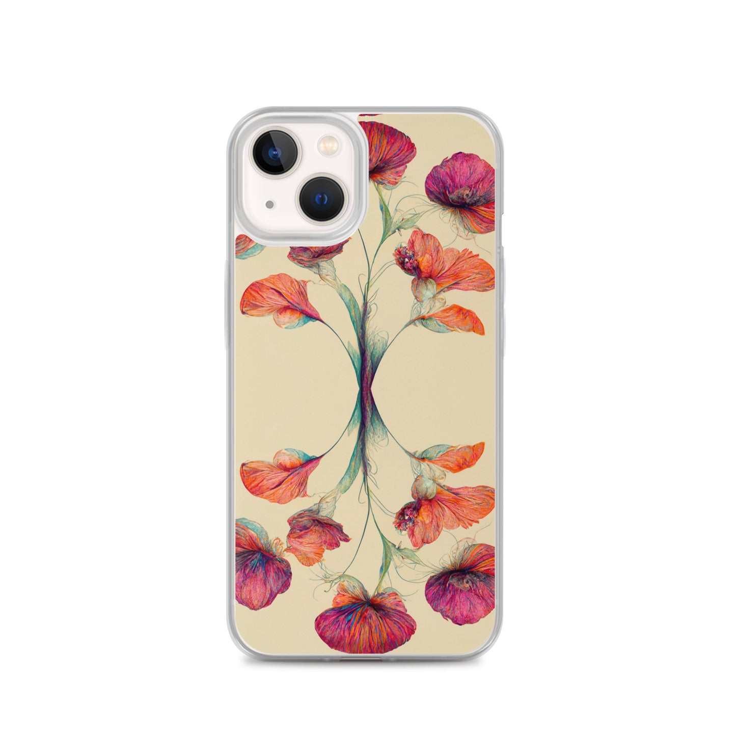 Nouveau Flowers on Clear Case for iPhone®