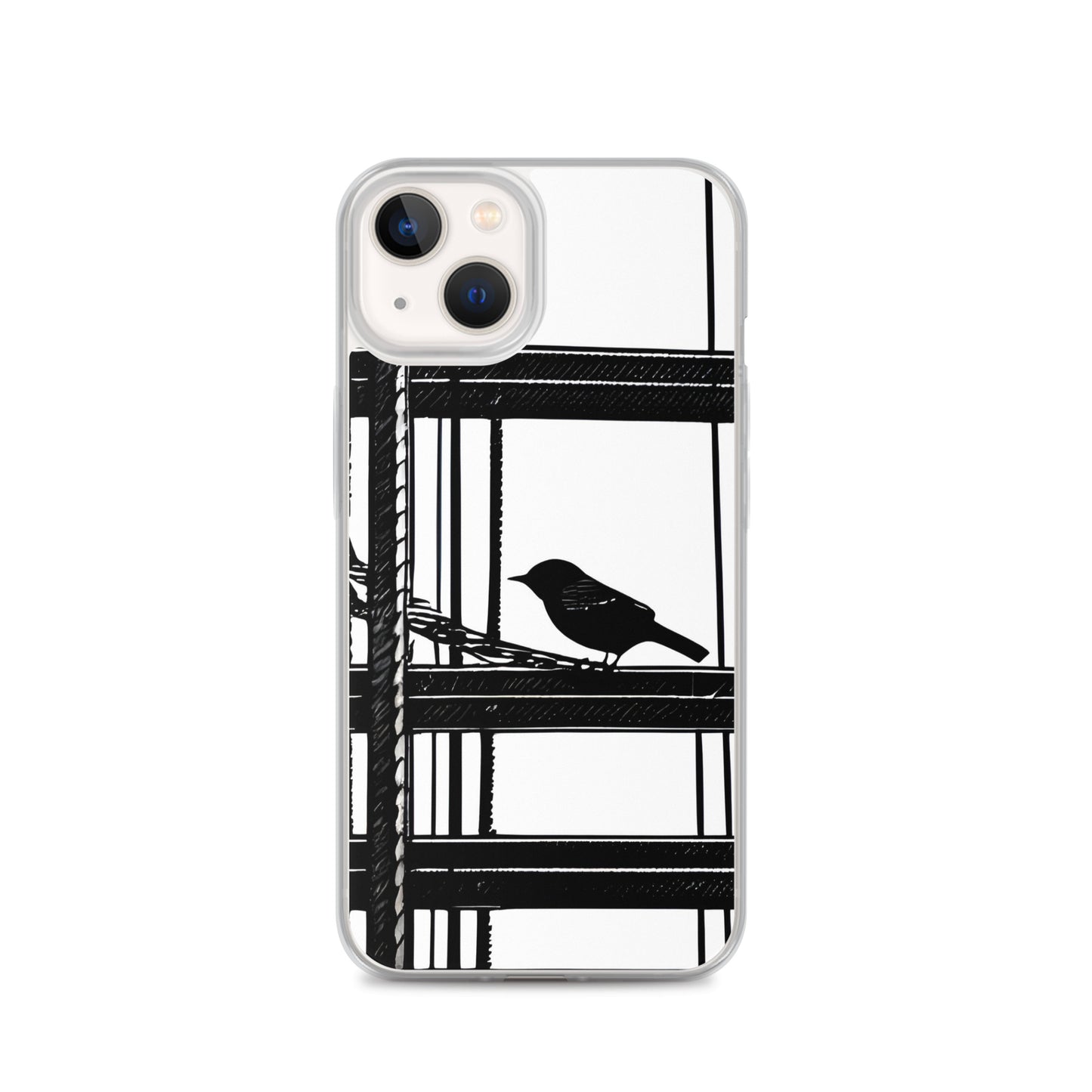 Solitary Perch on Clear Case for iPhone®