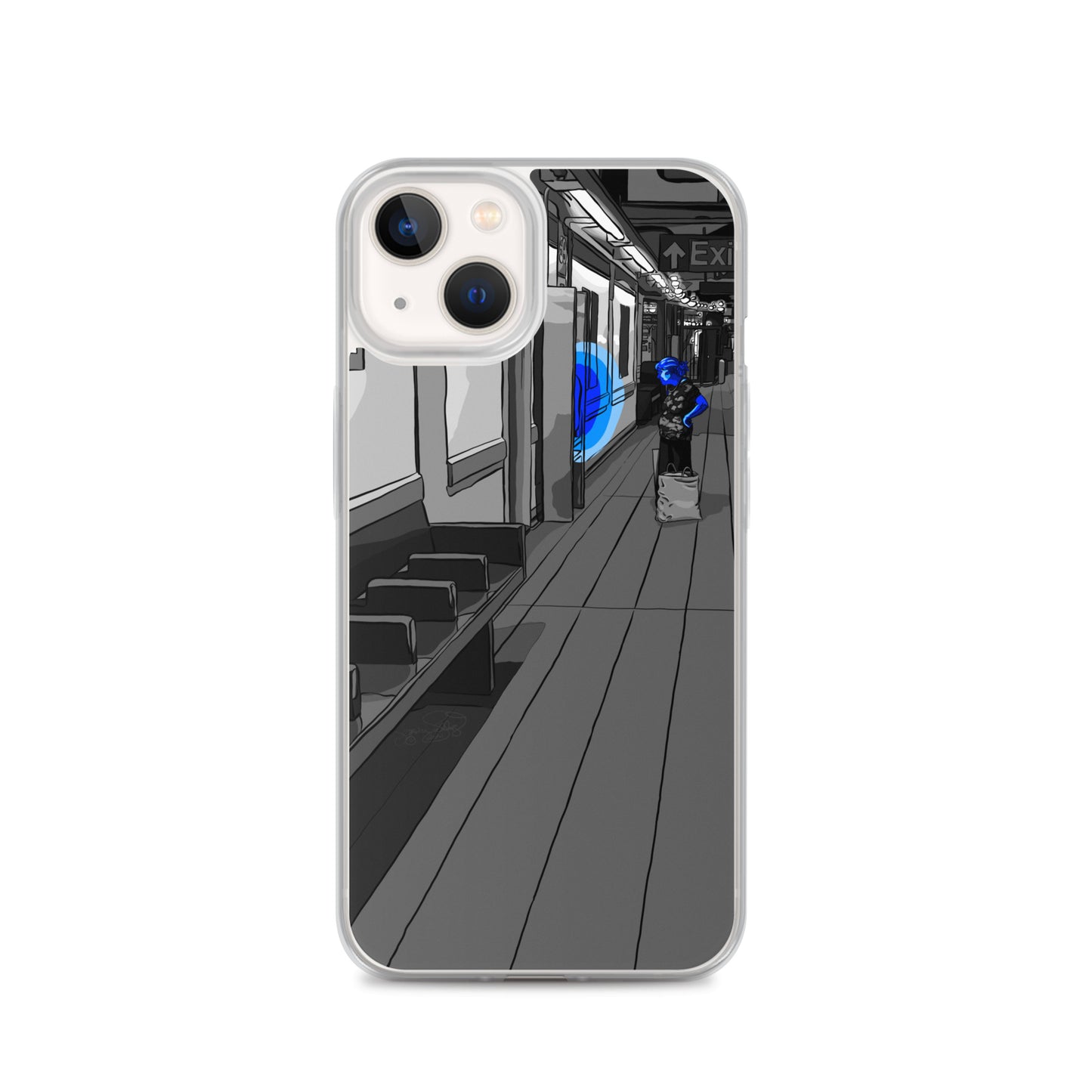 Columbus Circle Subway NYC Clear Case for iPhone®