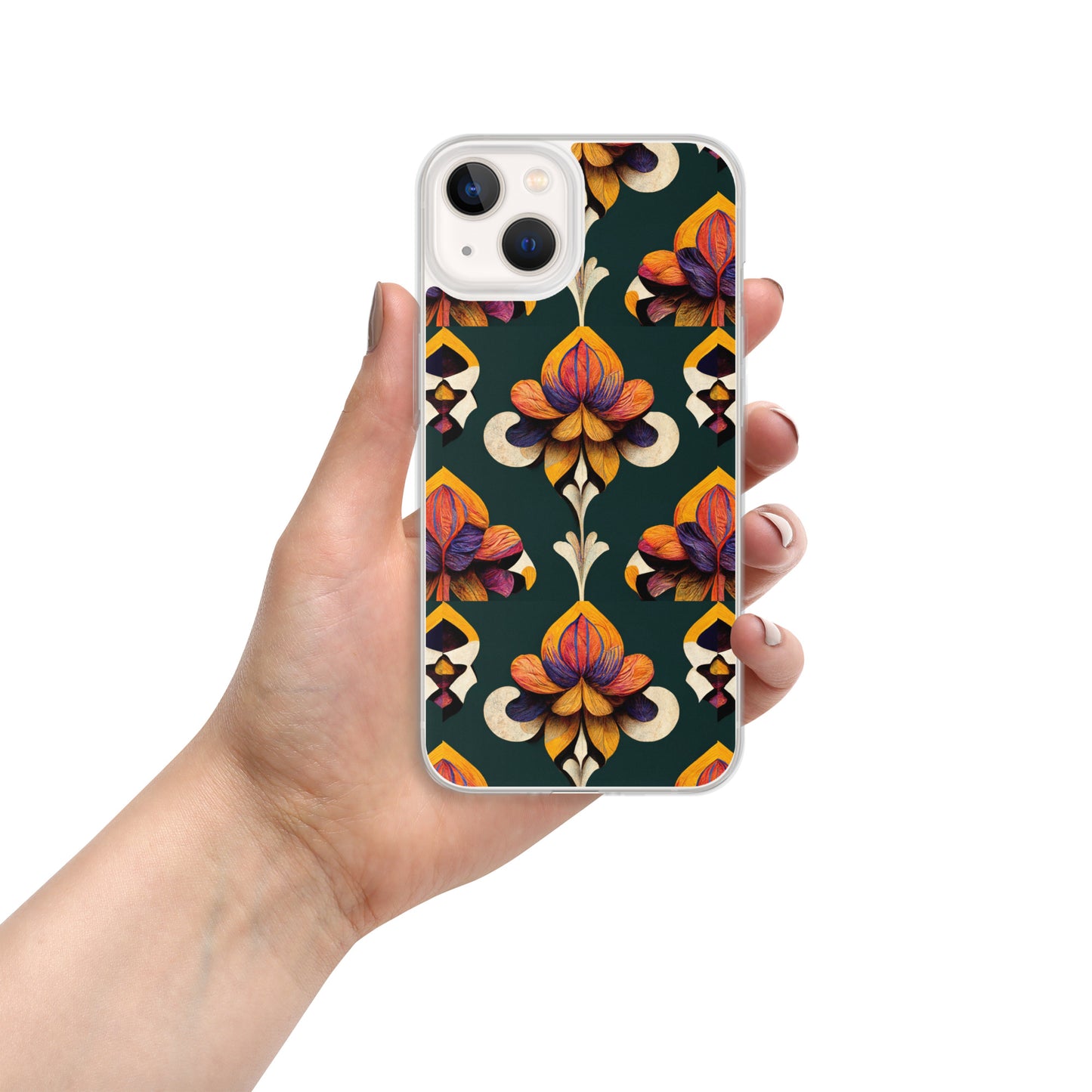 Taza’s Radiant Petals Clear Case for iPhone®