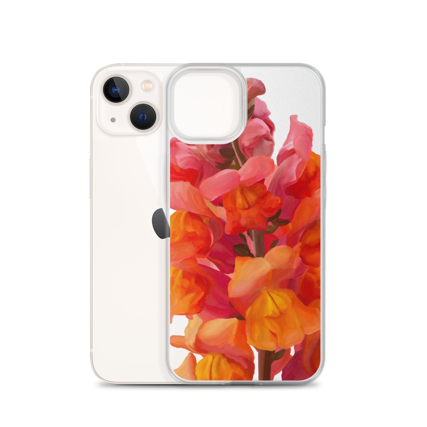 Mark’s Orange Snapdragon on Clear Case for iPhone®