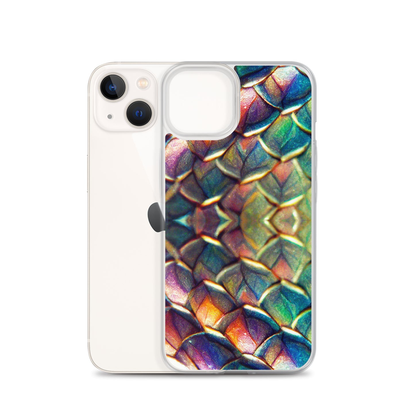 Margonithia, the Glittering Rainbow Sovereign on Clear Case for iPhone®