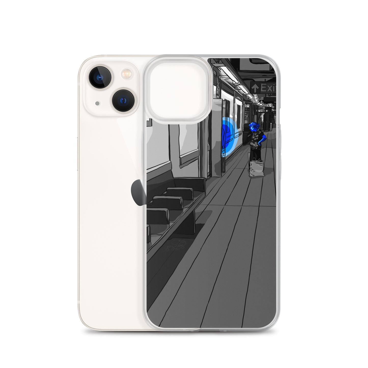 Columbus Circle Subway NYC Clear Case for iPhone®