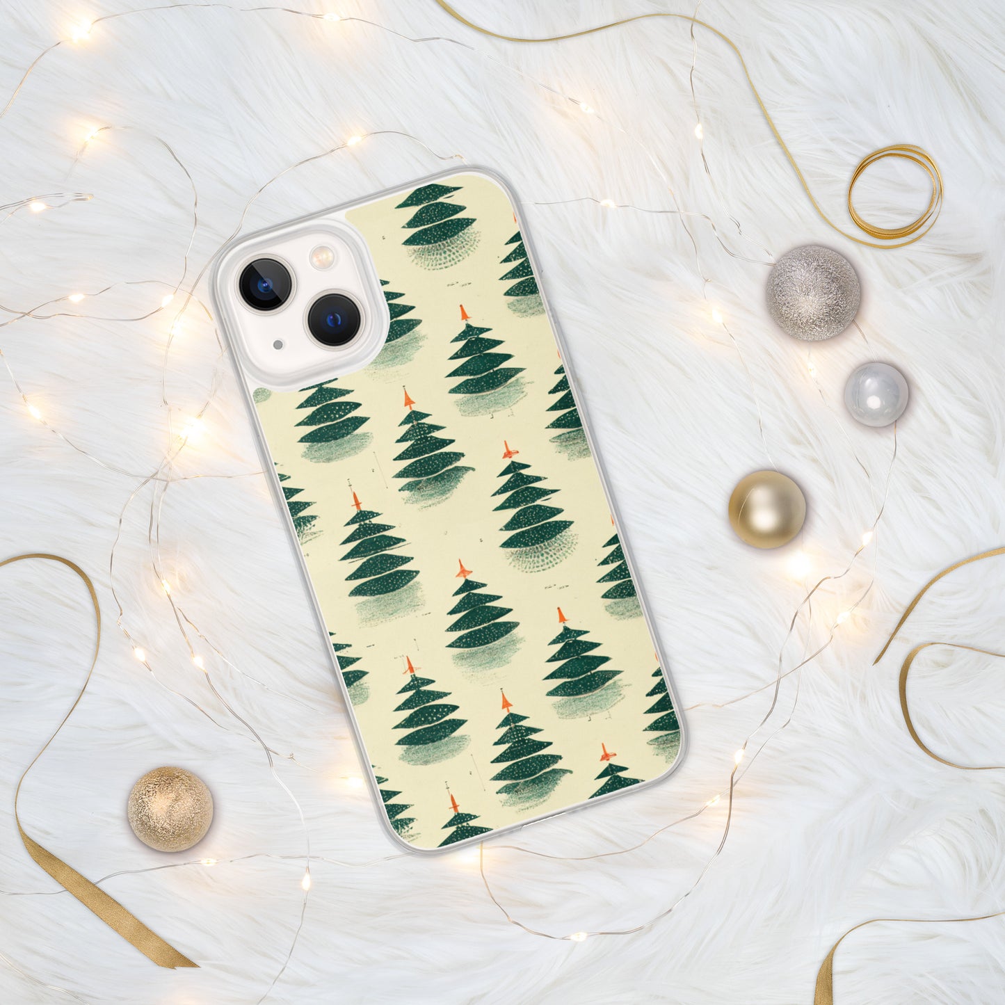 Merry Pine Parade Clear Case for iPhone®