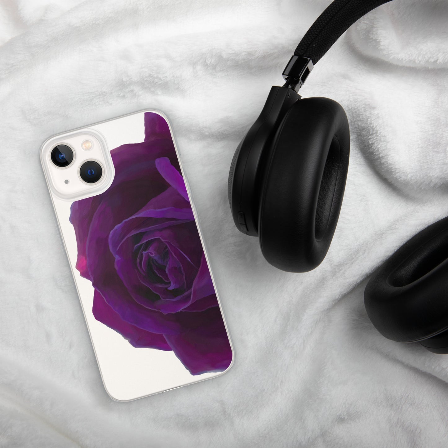 Joey’s Purple Rose Clear Case for iPhone®