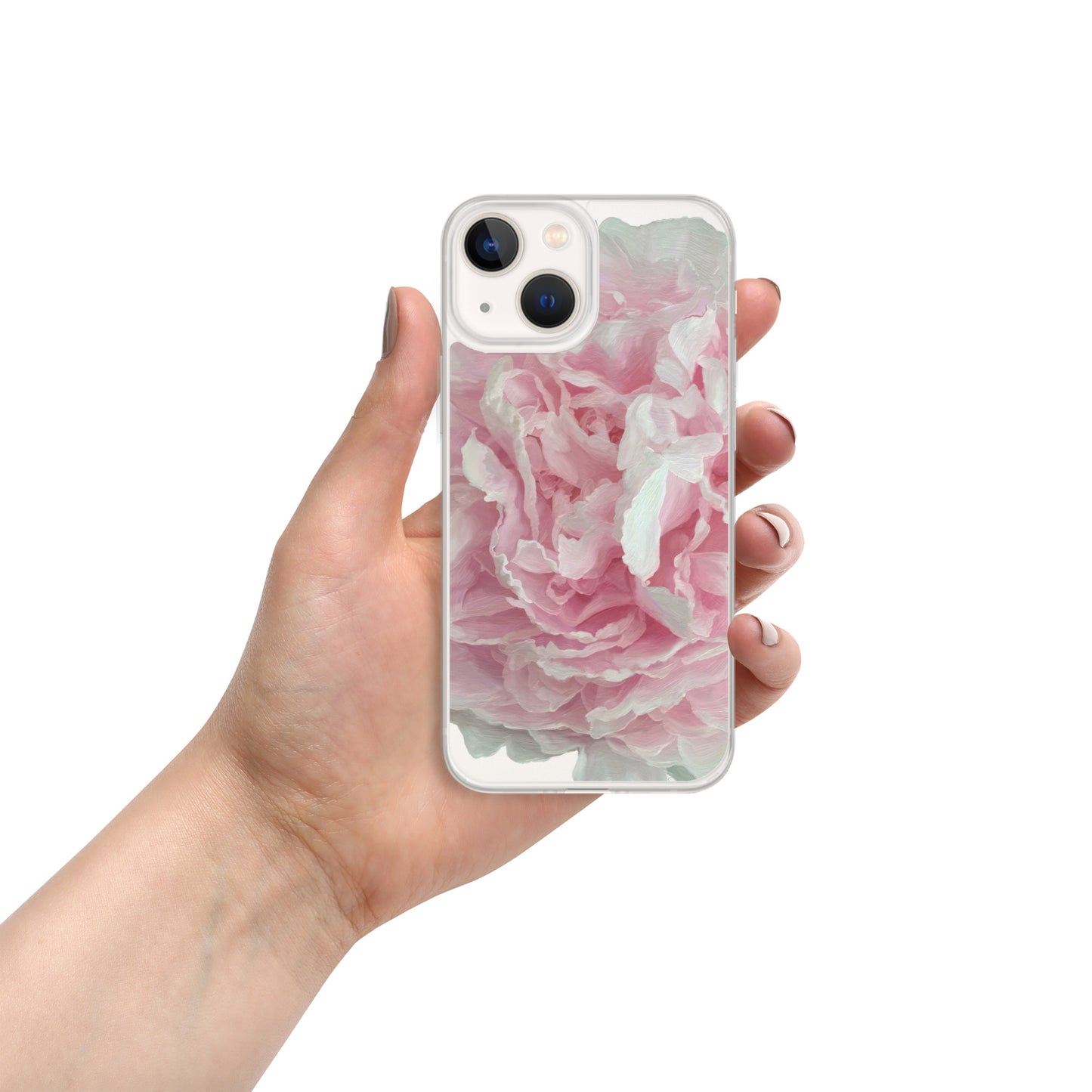 Cloey’s Peony on Clear Case for iPhone®