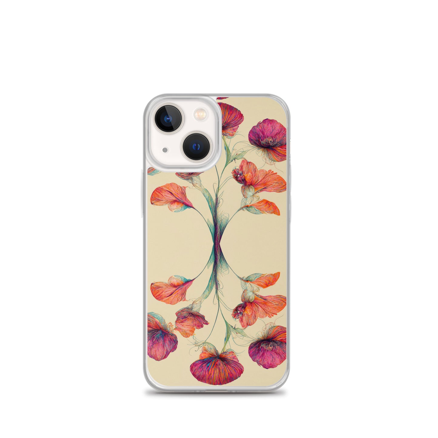 Nouveau Flowers on Clear Case for iPhone®