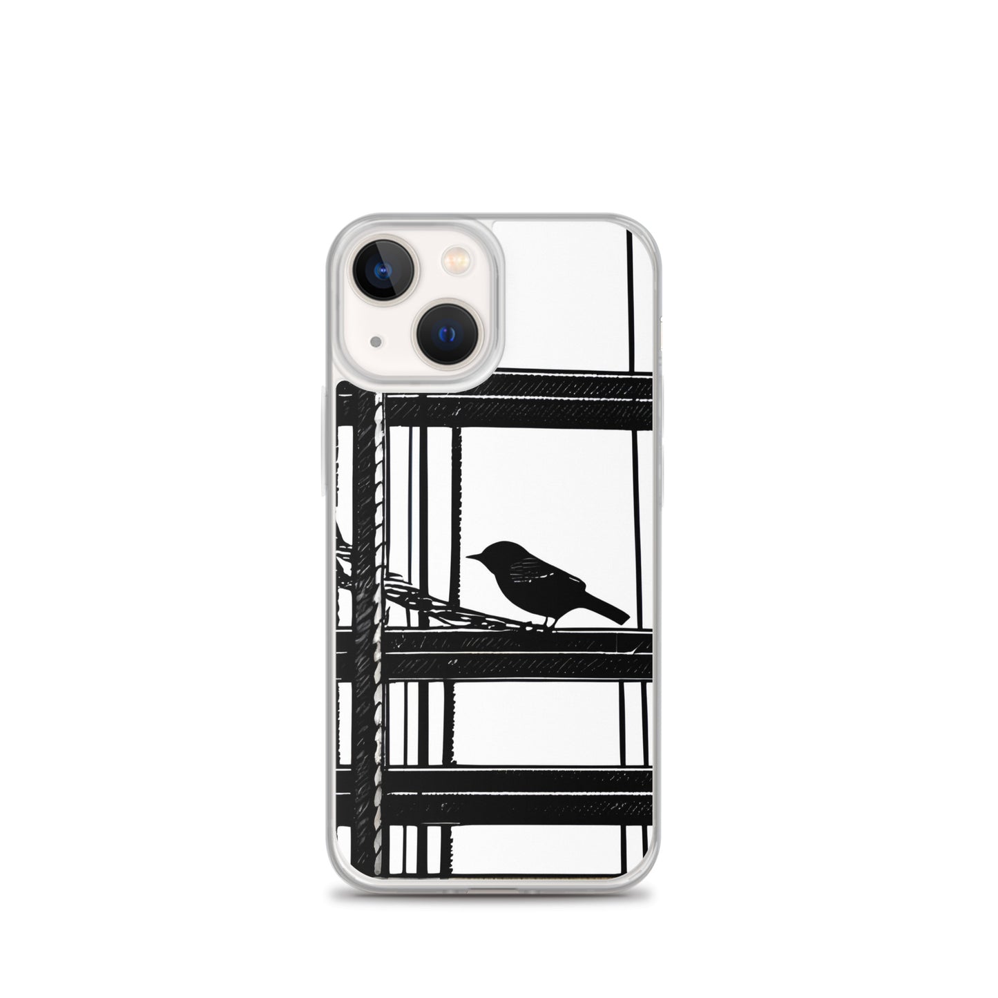 Solitary Perch on Clear Case for iPhone®