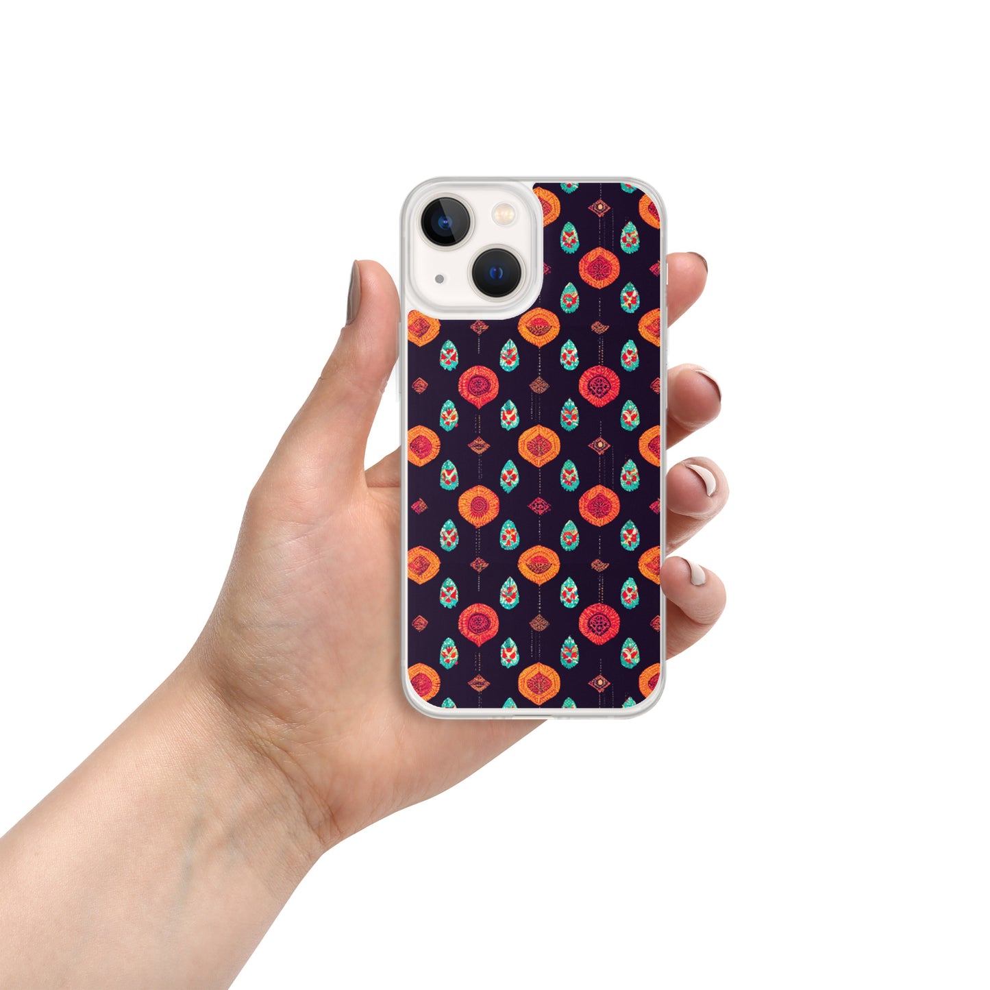 Free Spirited Flora Clear Case for iPhone®