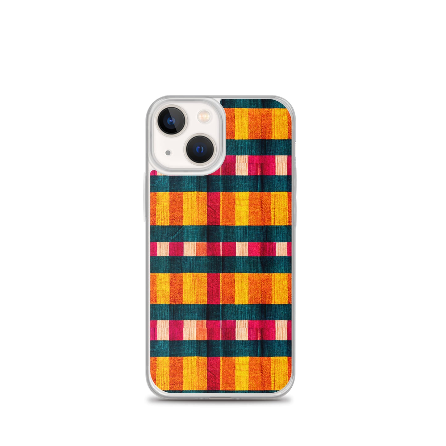 Tropical Fiesta Plaid Clear Case for iPhone®