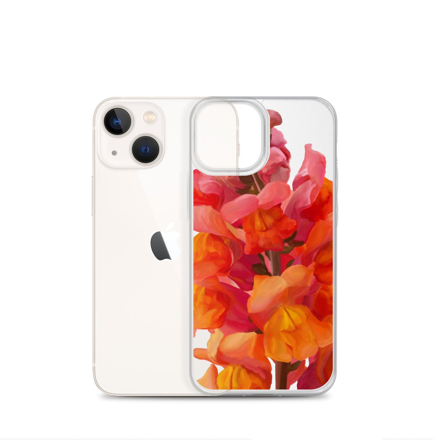 Mark’s Orange Snapdragon on Clear Case for iPhone®