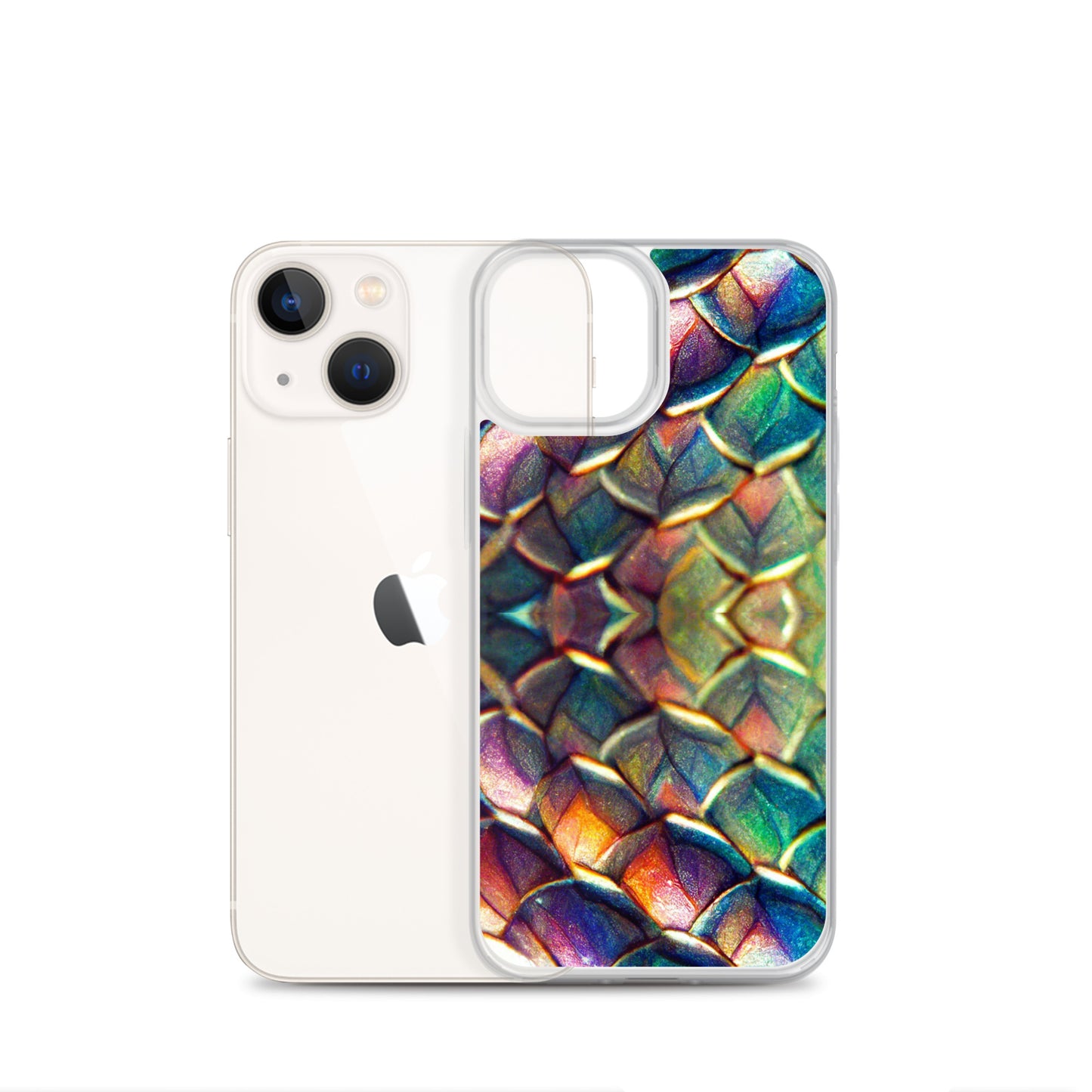 Margonithia, the Glittering Rainbow Sovereign on Clear Case for iPhone®