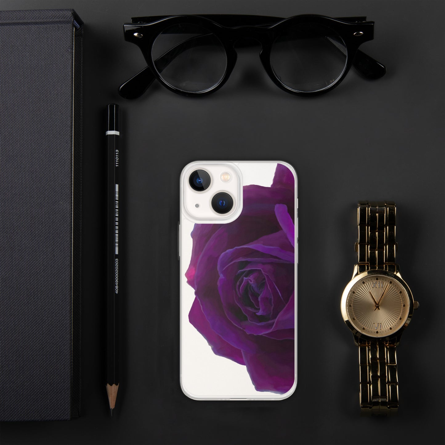 Joey’s Purple Rose Clear Case for iPhone®