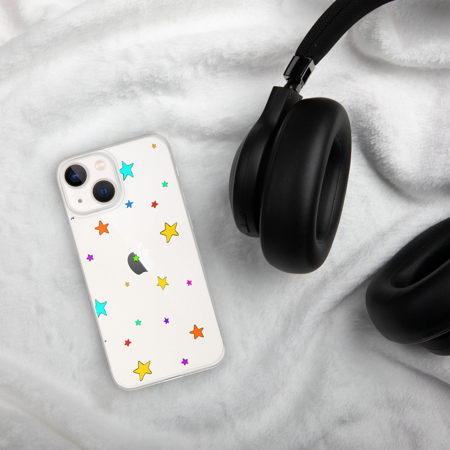 Colorful Stars Clear Case for iPhone®