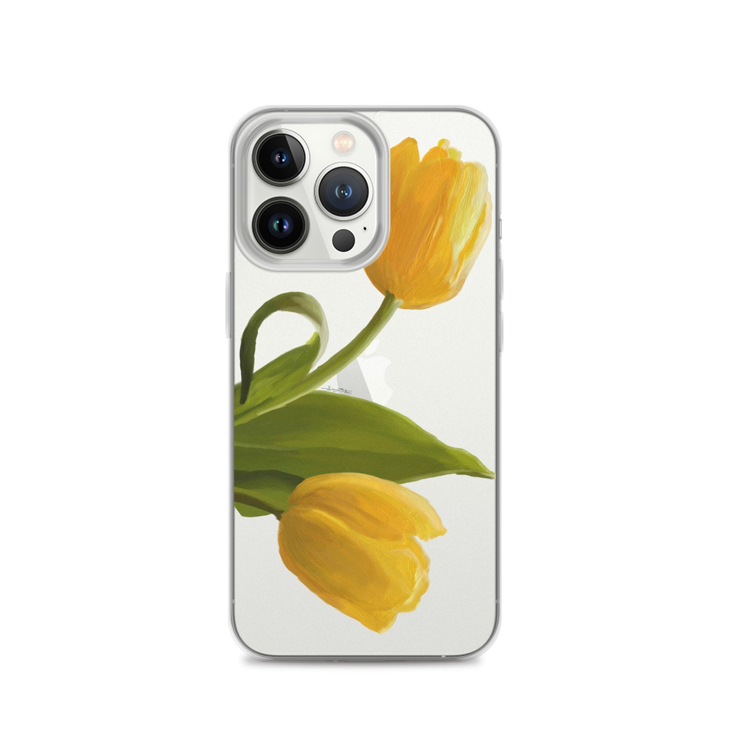 Sue’s Yellow Tulip Clear Case for iPhone®