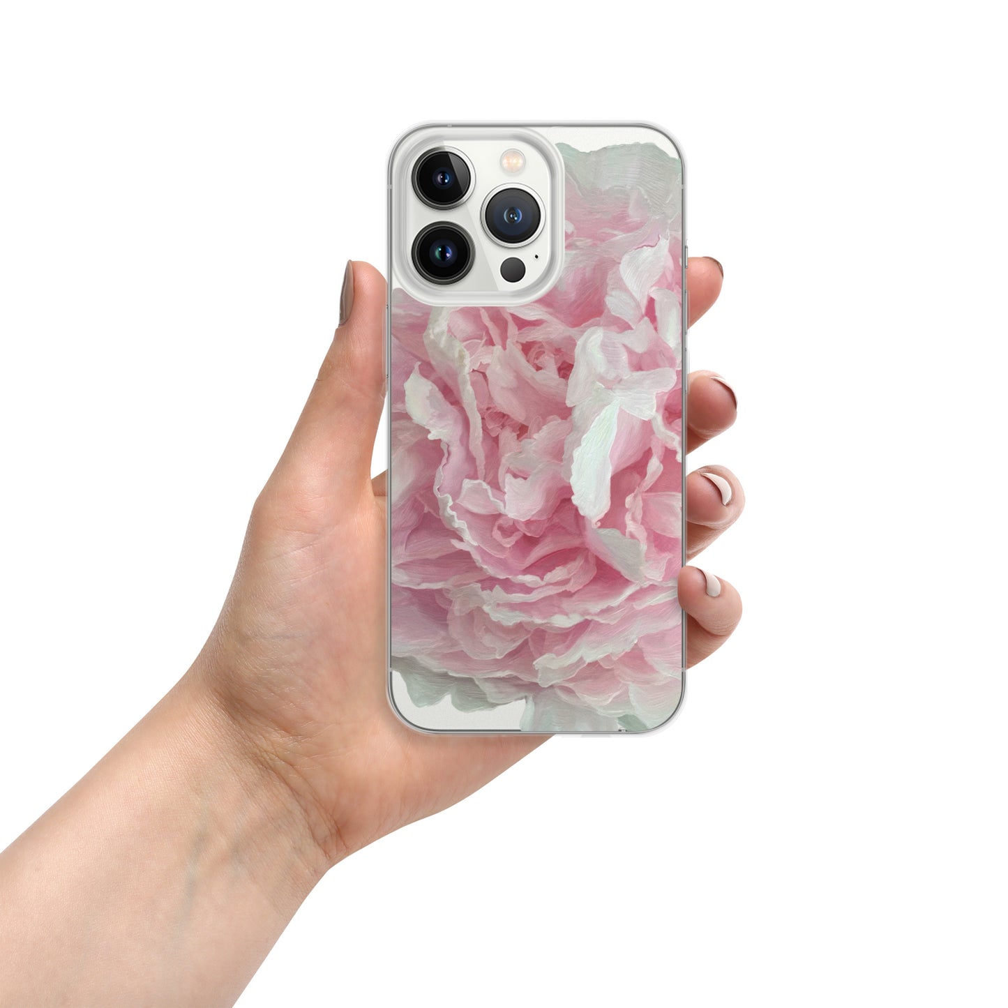 Cloey’s Peony on Clear Case for iPhone®