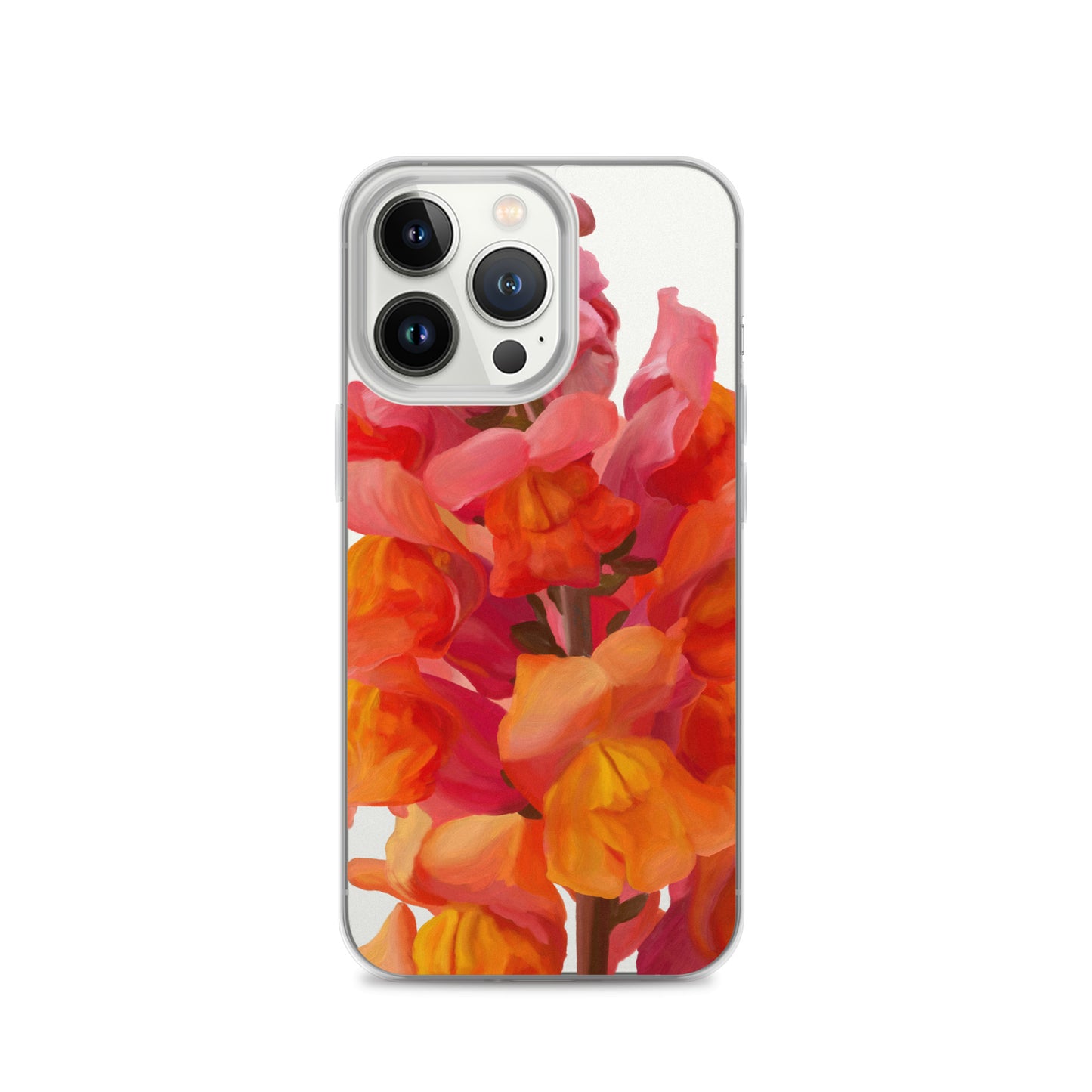 Mark’s Orange Snapdragon on Clear Case for iPhone®