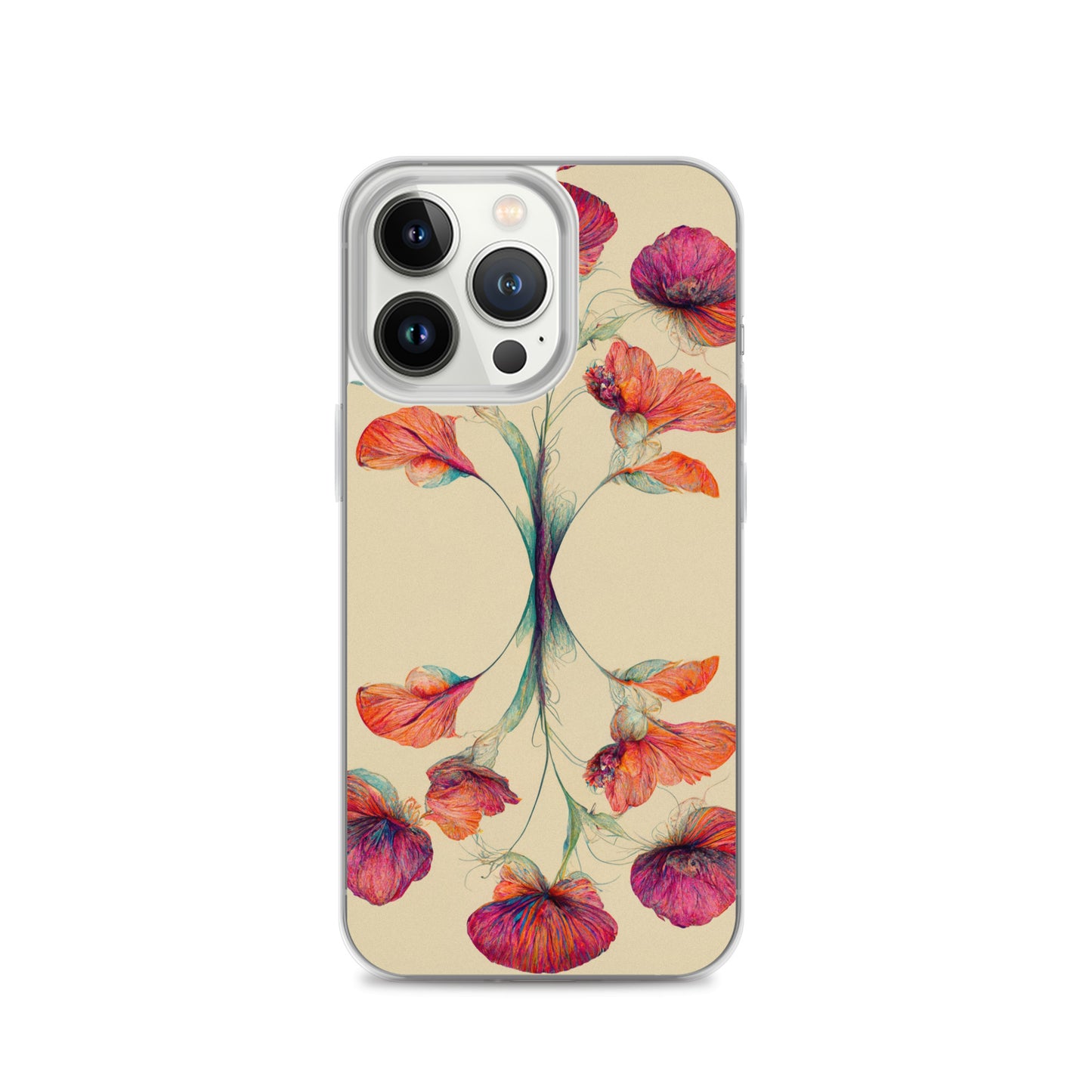 Nouveau Flowers on Clear Case for iPhone®