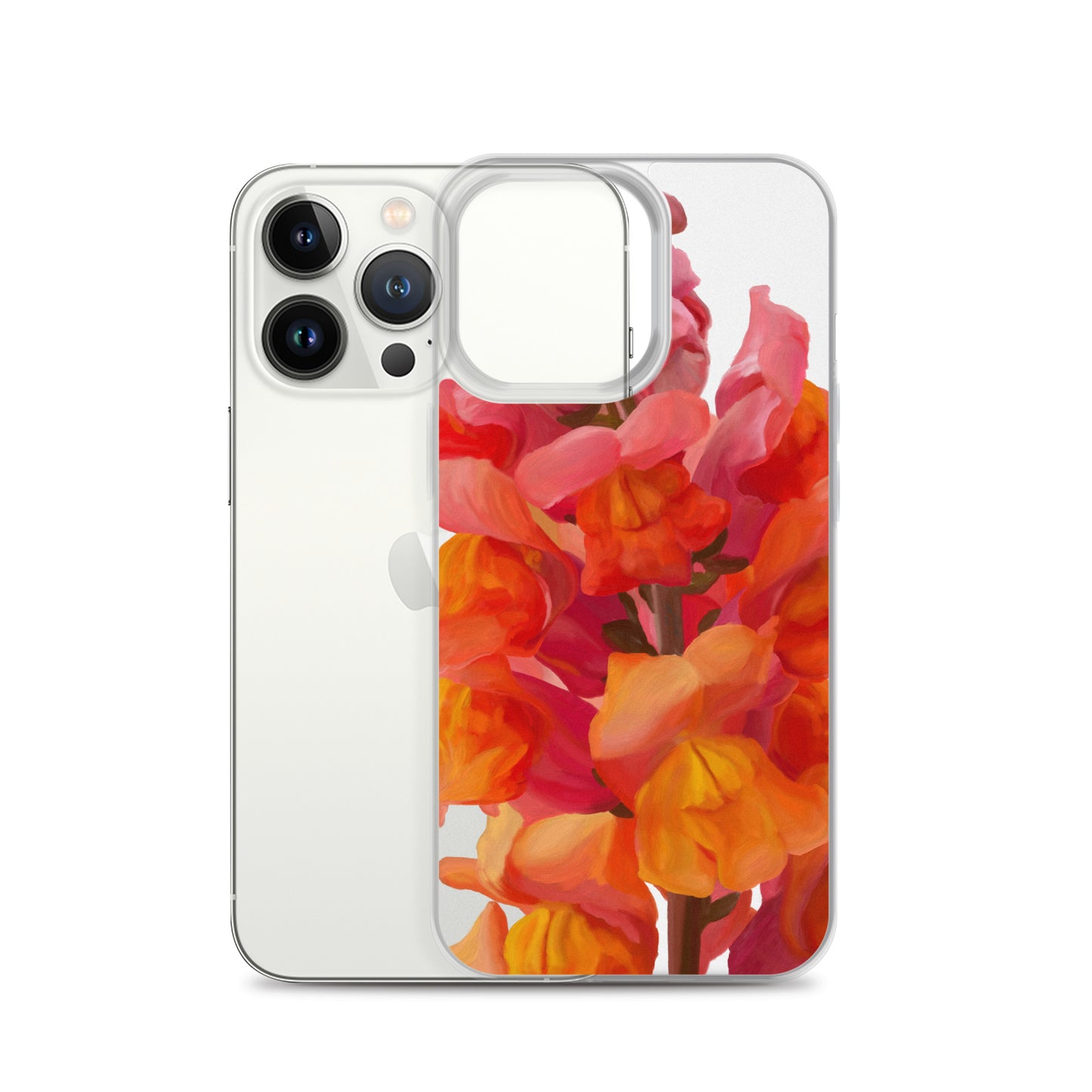 Mark’s Orange Snapdragon on Clear Case for iPhone®