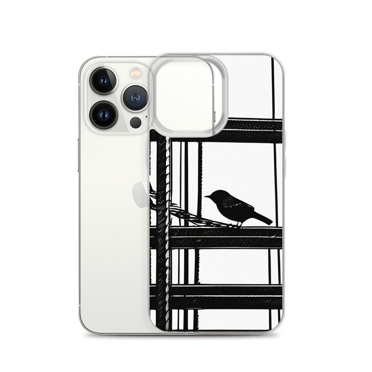 Solitary Perch on Clear Case for iPhone®