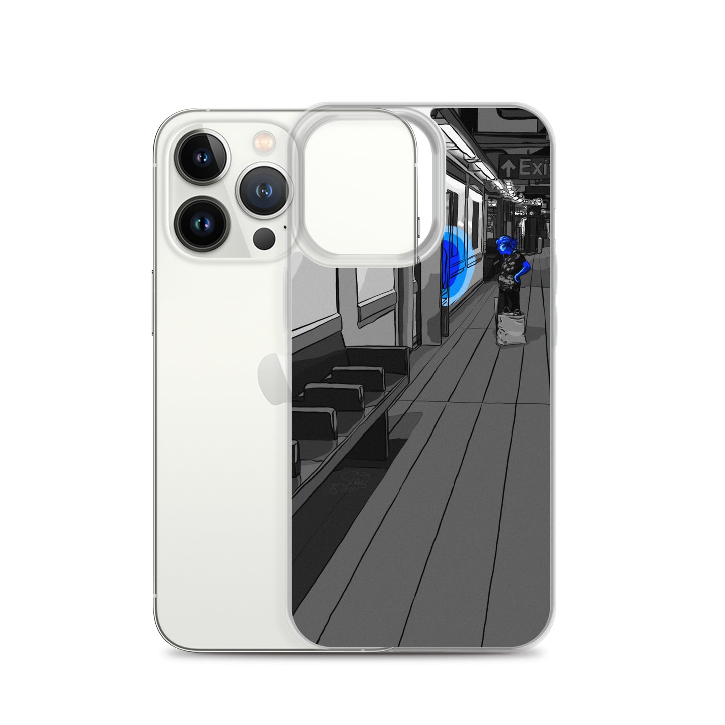 Columbus Circle Subway NYC Clear Case for iPhone®