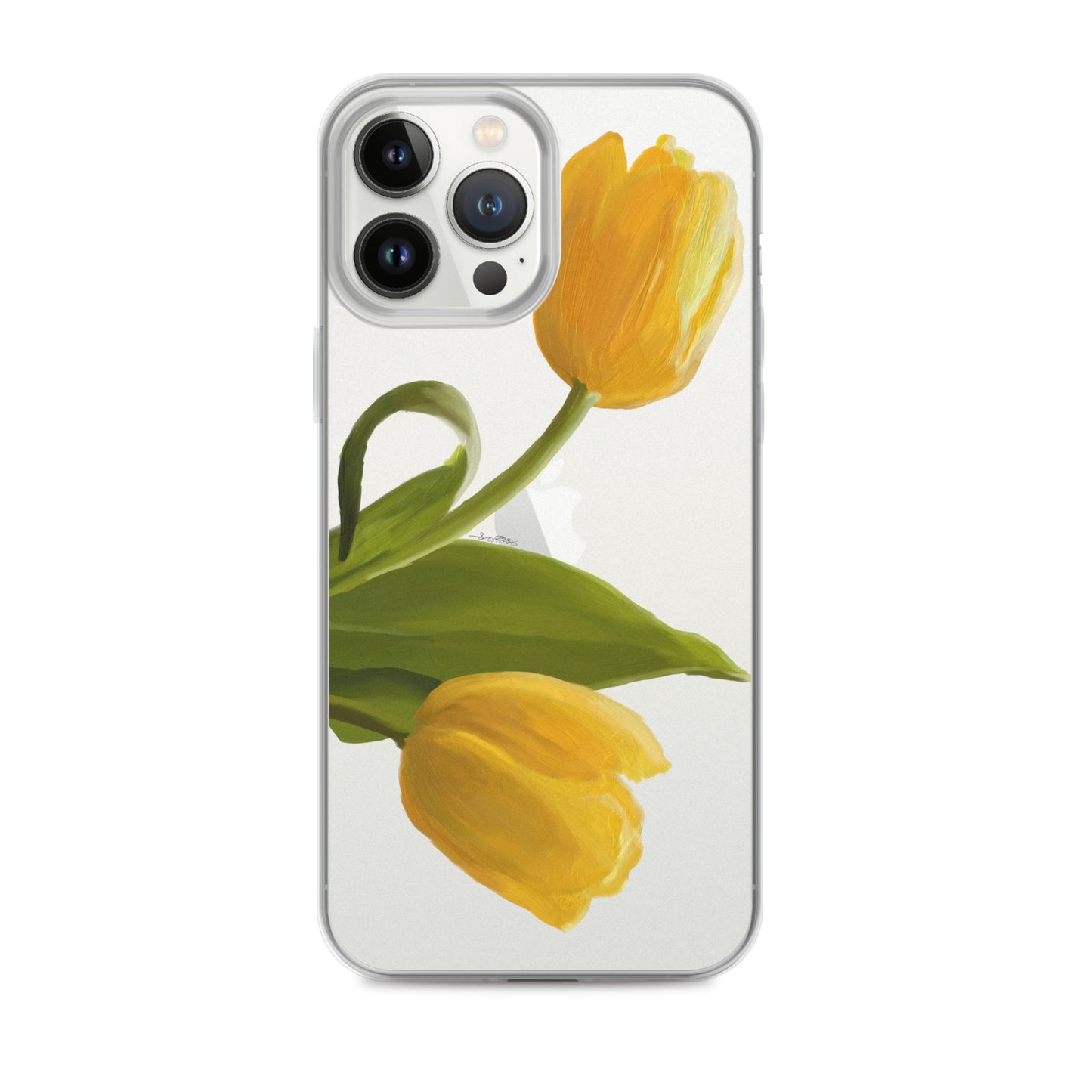 Sue’s Yellow Tulip Clear Case for iPhone®