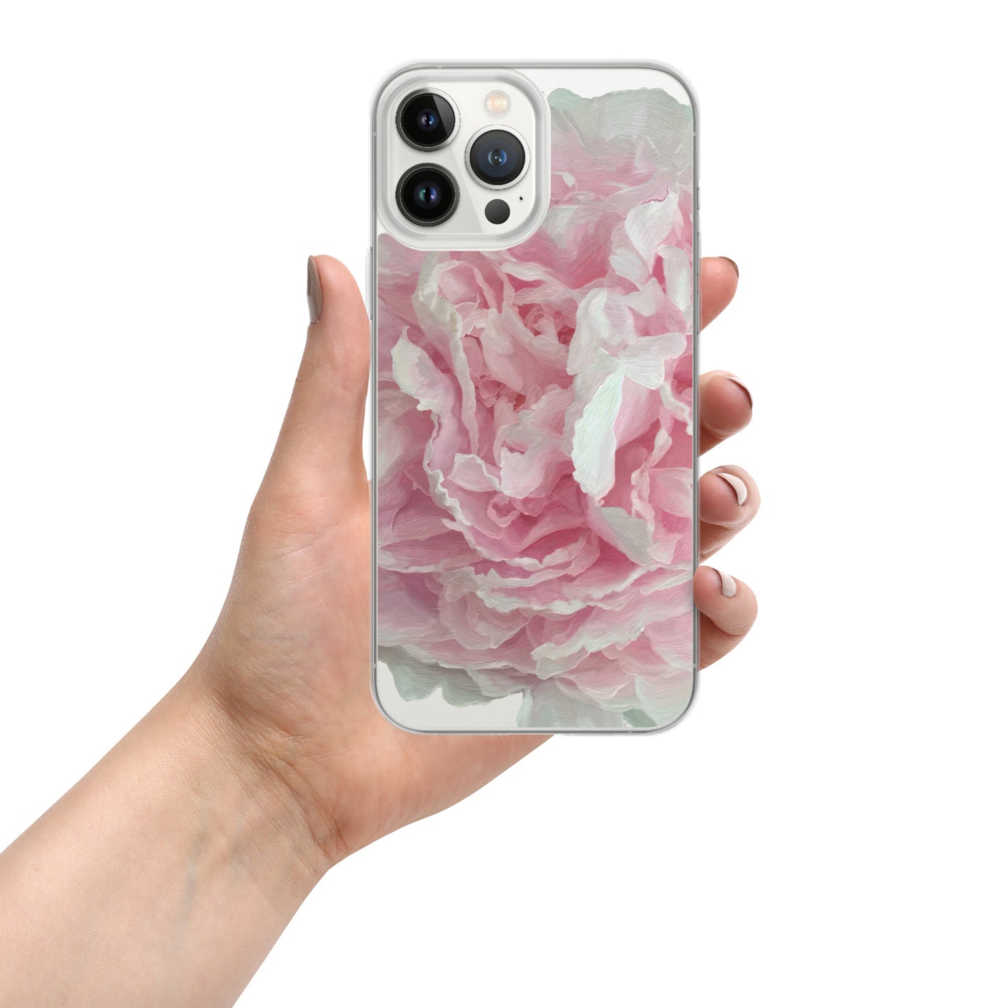 Cloey’s Peony on Clear Case for iPhone®