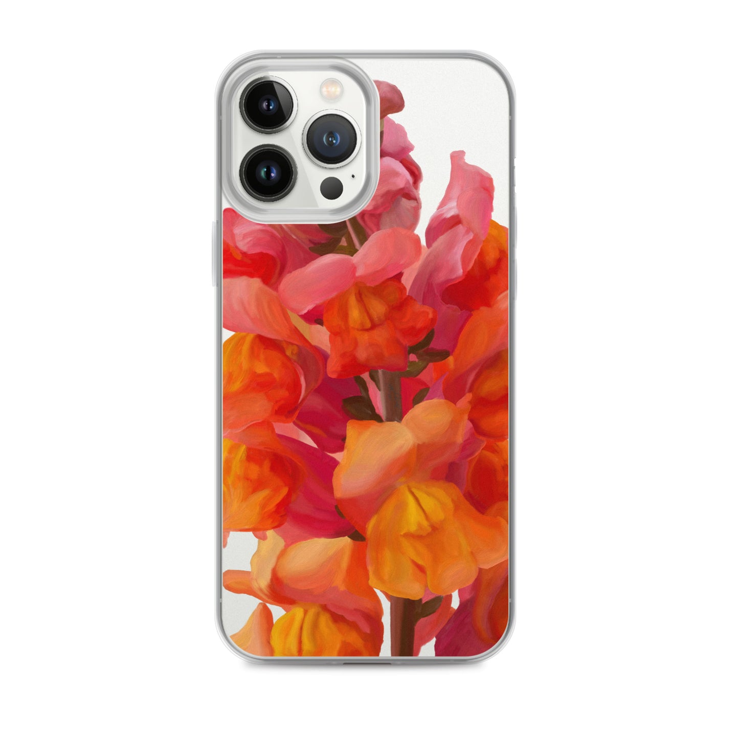 Mark’s Orange Snapdragon on Clear Case for iPhone®