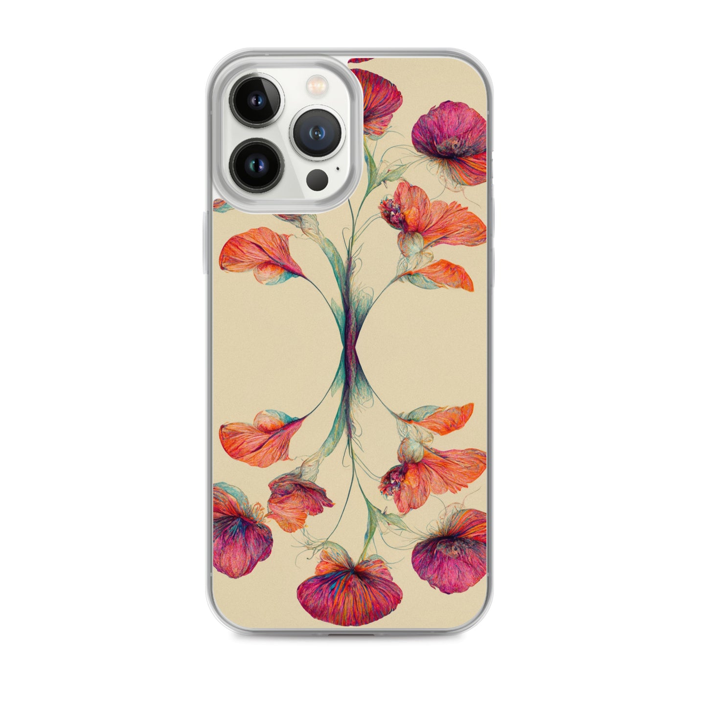 Nouveau Flowers on Clear Case for iPhone®