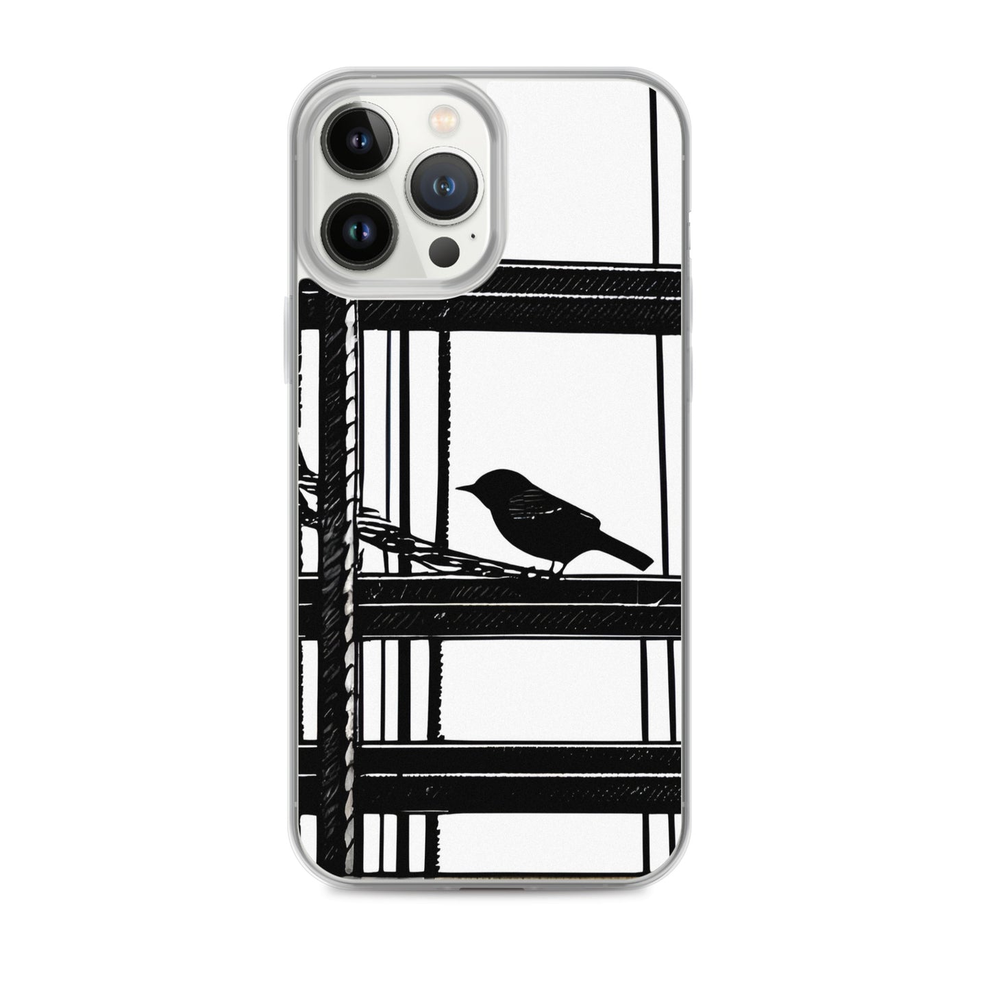 Solitary Perch on Clear Case for iPhone®