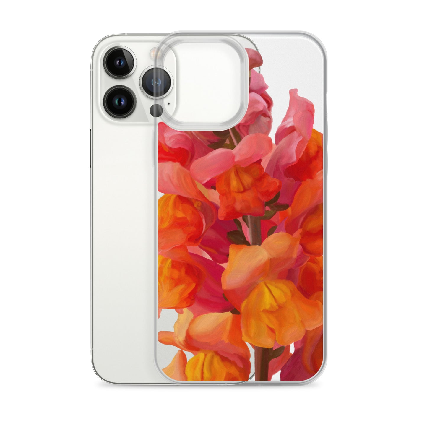 Mark’s Orange Snapdragon on Clear Case for iPhone®