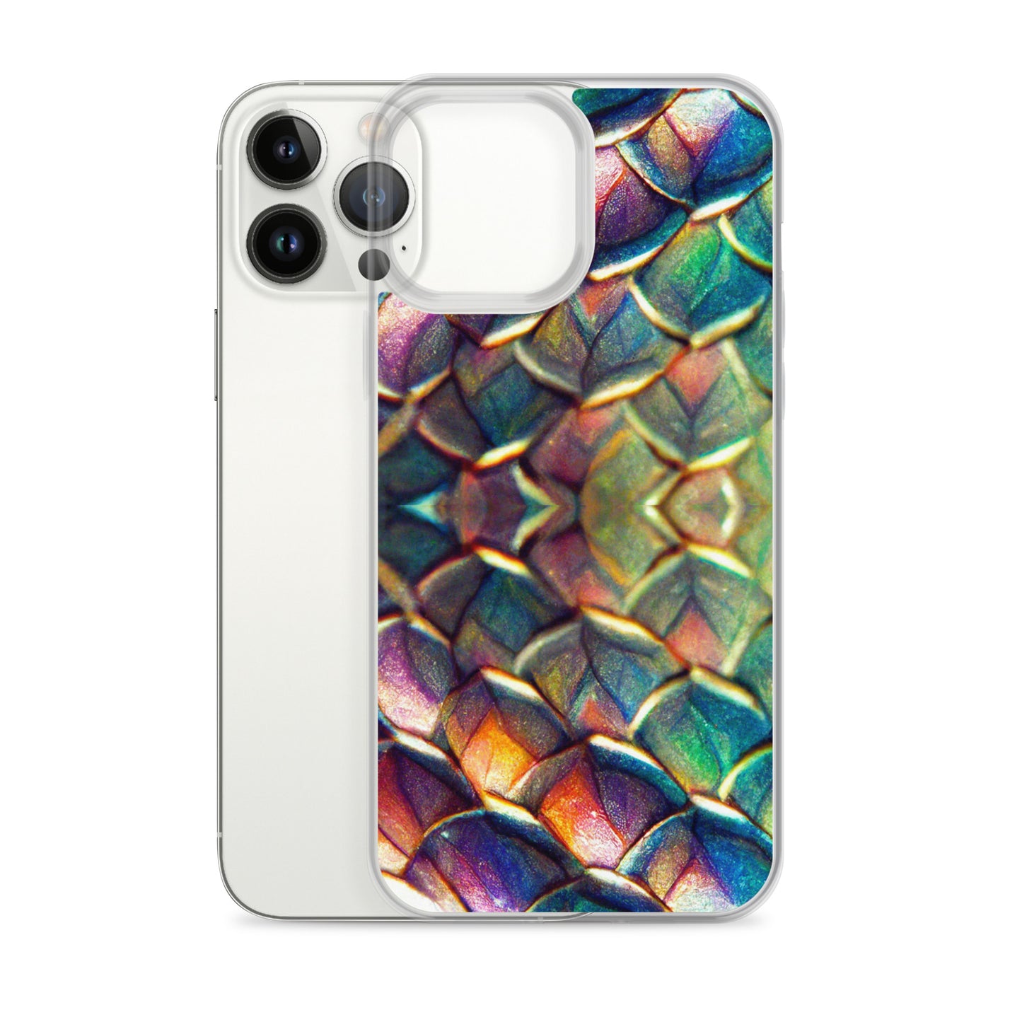 Margonithia, the Glittering Rainbow Sovereign on Clear Case for iPhone®