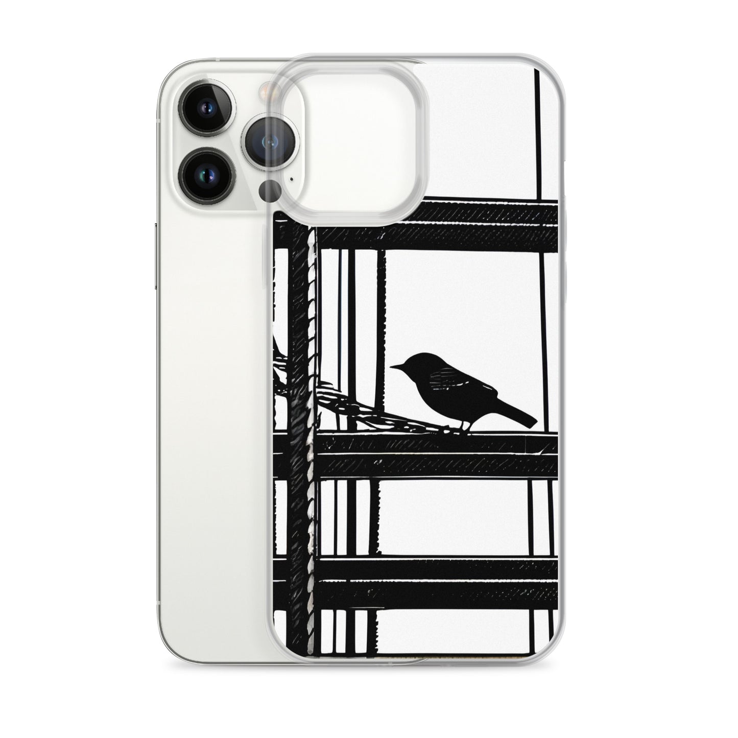 Solitary Perch on Clear Case for iPhone®