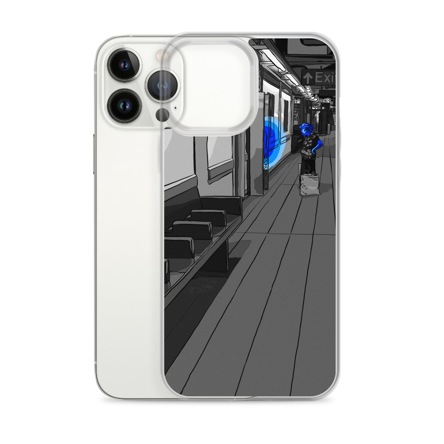 Columbus Circle Subway NYC Clear Case for iPhone®