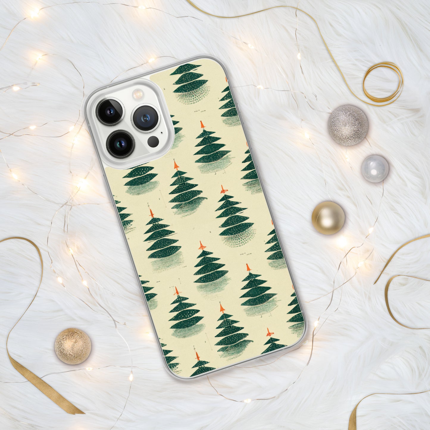 Merry Pine Parade Clear Case for iPhone®