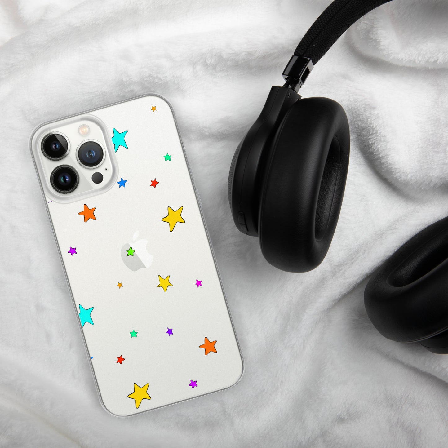 Colorful Stars Clear Case for iPhone®