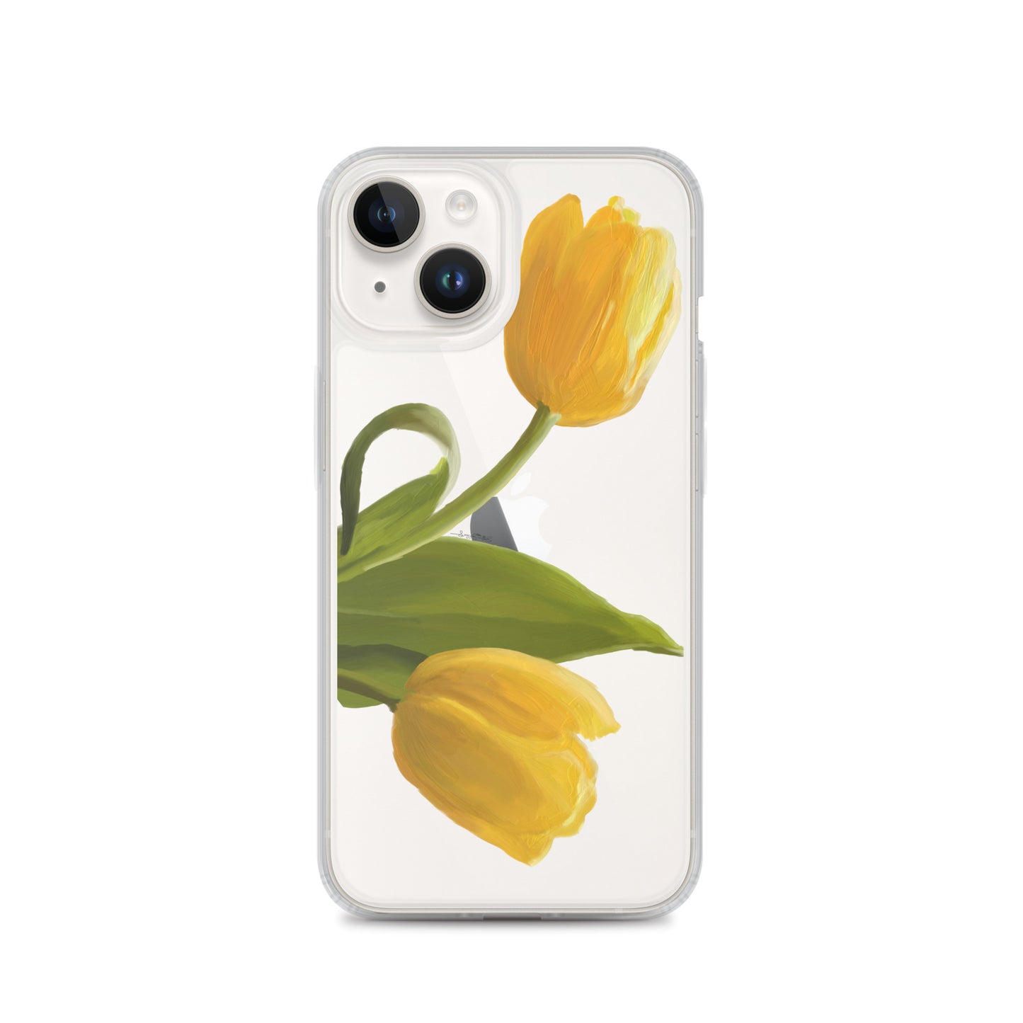 Sue’s Yellow Tulip Clear Case for iPhone®