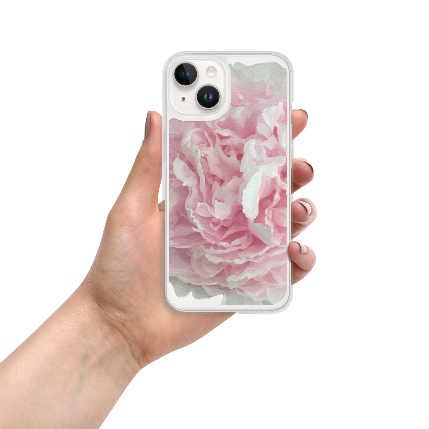 Cloey’s Peony on Clear Case for iPhone®