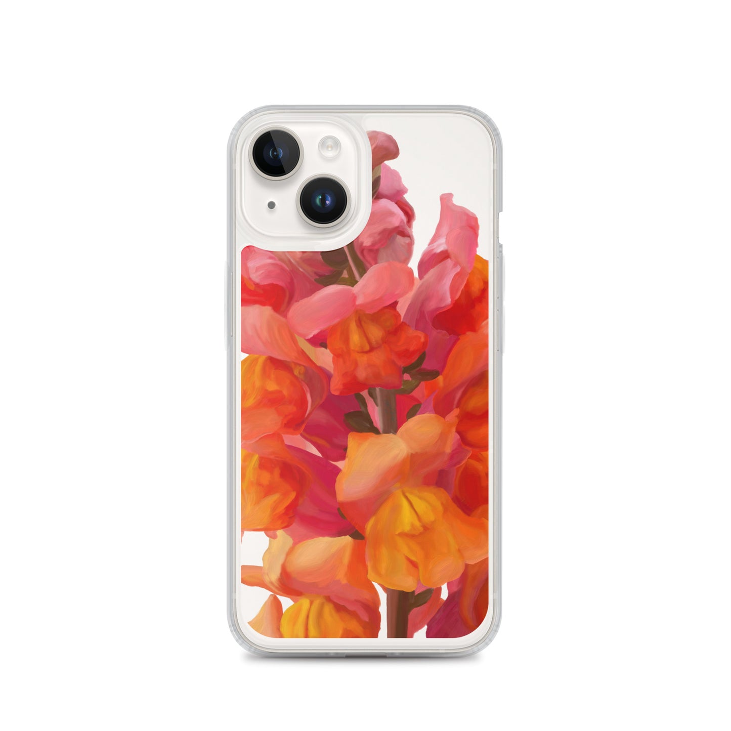 Mark’s Orange Snapdragon on Clear Case for iPhone®