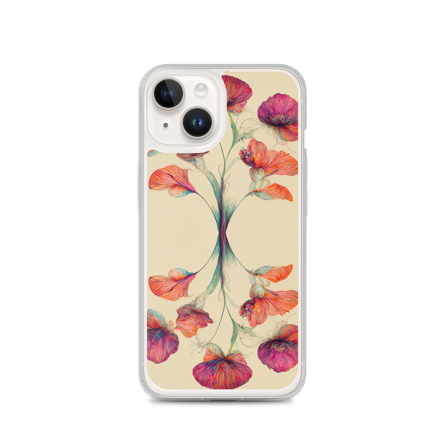 Nouveau Flowers on Clear Case for iPhone®