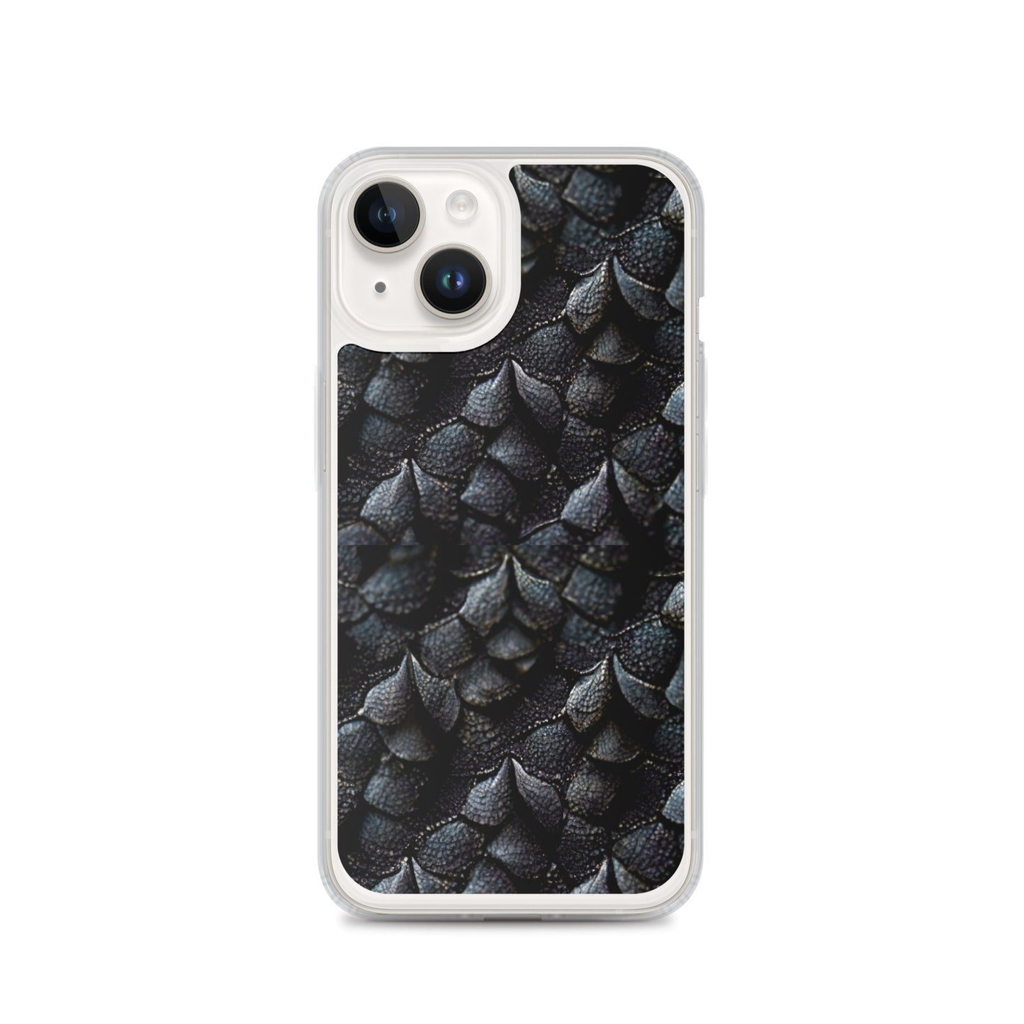 Onyxxor, the Cliff Sentinel Dragon on Clear Case for iPhone®