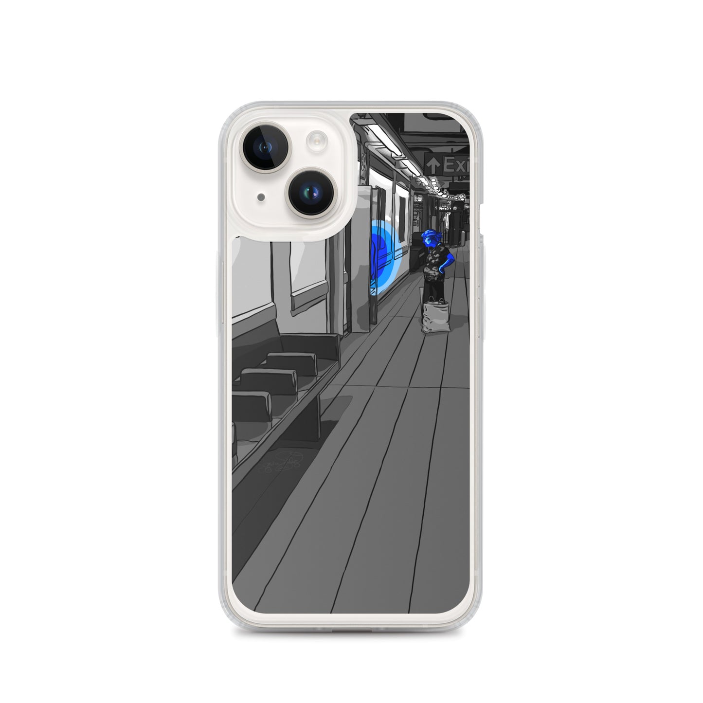 Columbus Circle Subway NYC Clear Case for iPhone®