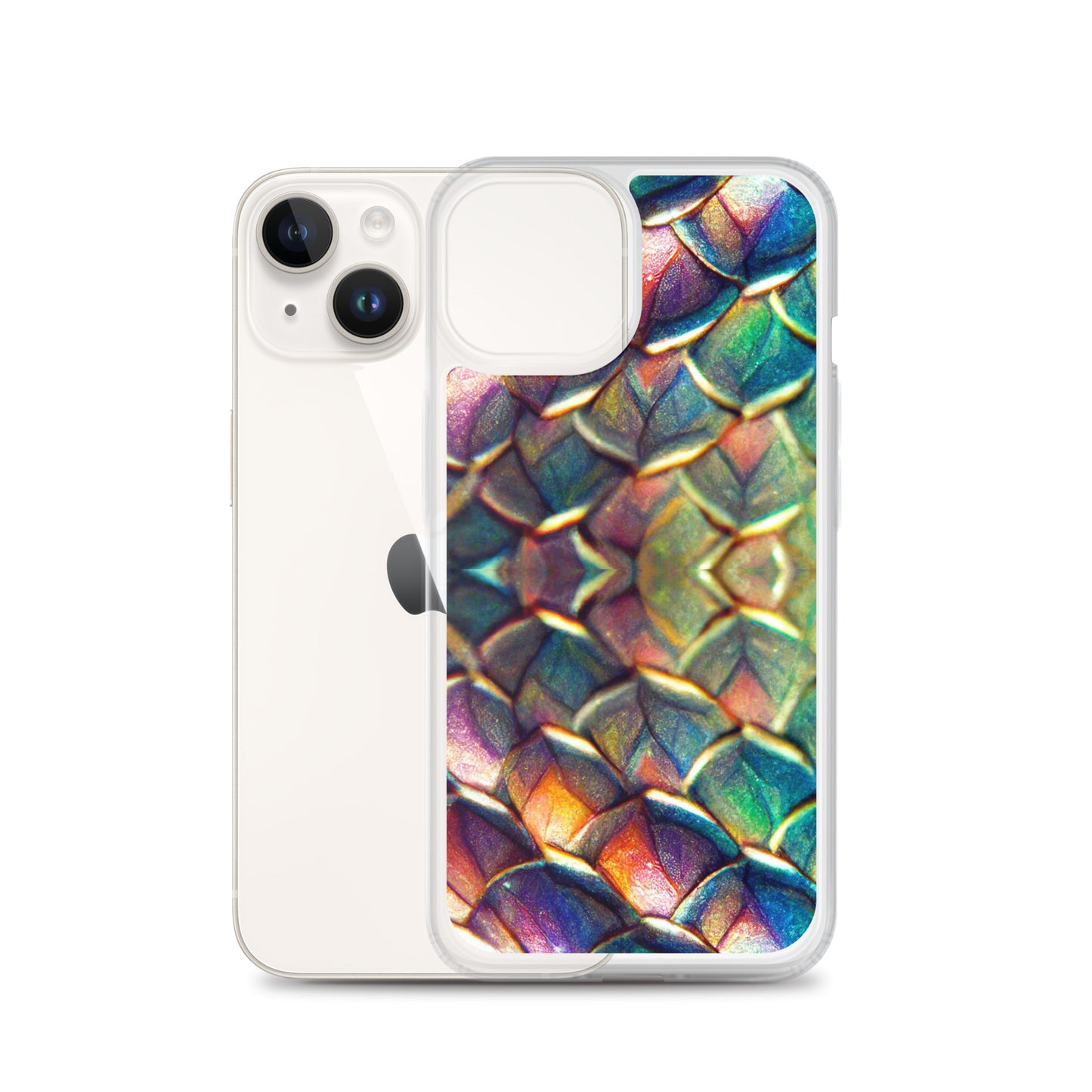 Margonithia, the Glittering Rainbow Sovereign on Clear Case for iPhone®