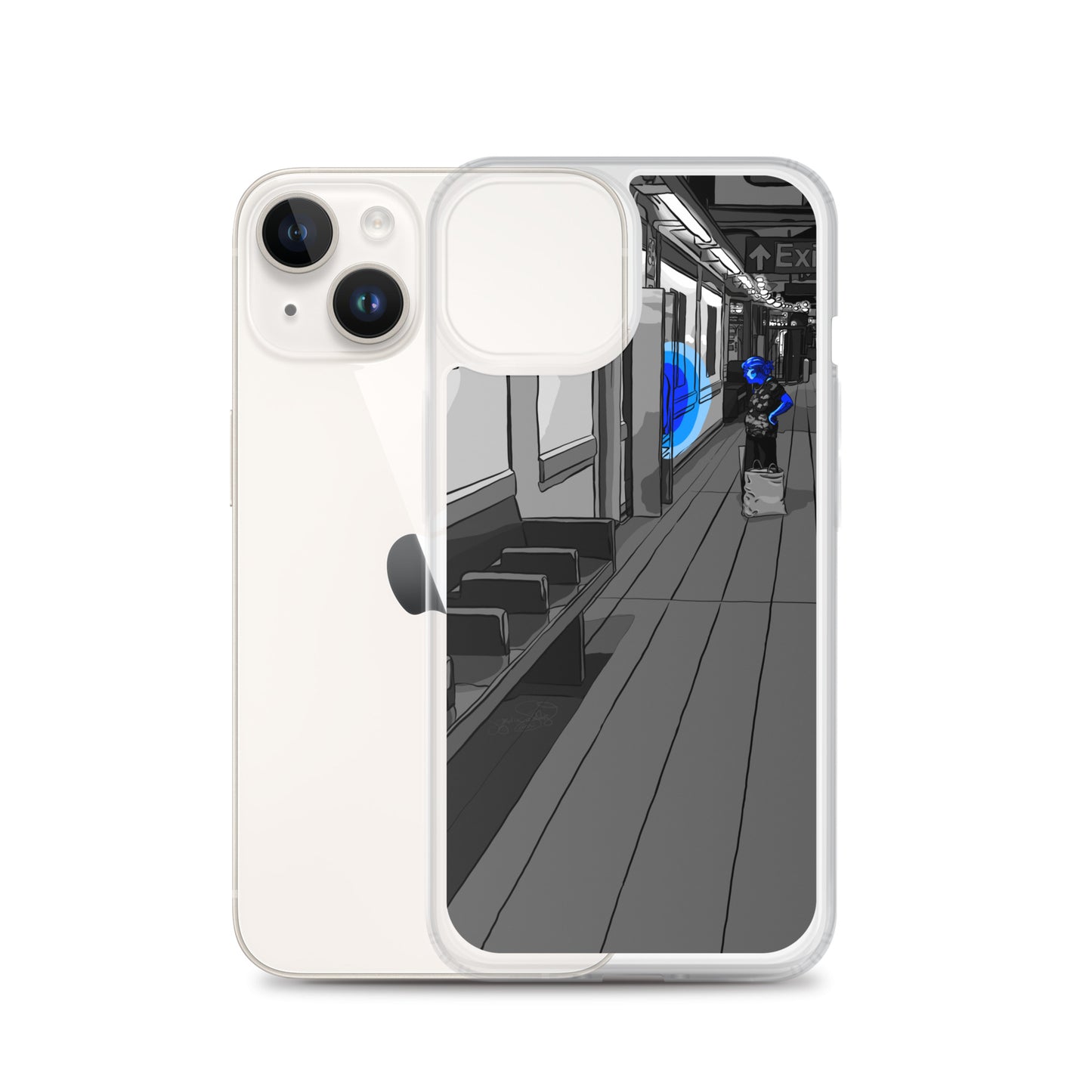 Columbus Circle Subway NYC Clear Case for iPhone®