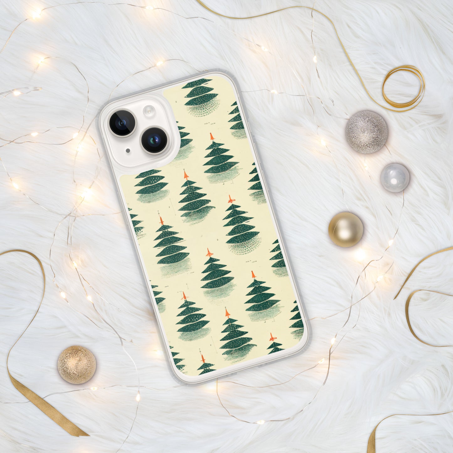 Merry Pine Parade Clear Case for iPhone®