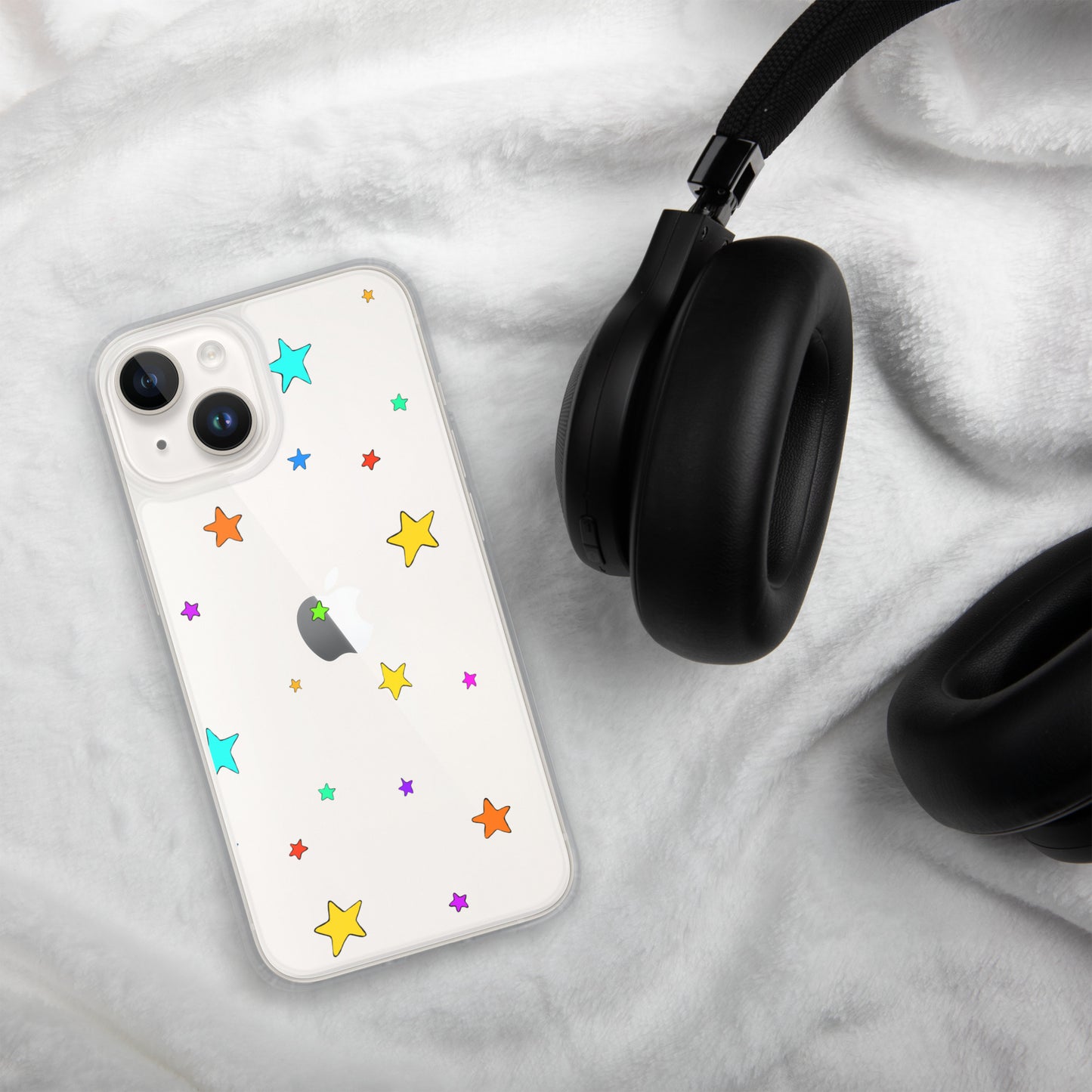 Colorful Stars Clear Case for iPhone®