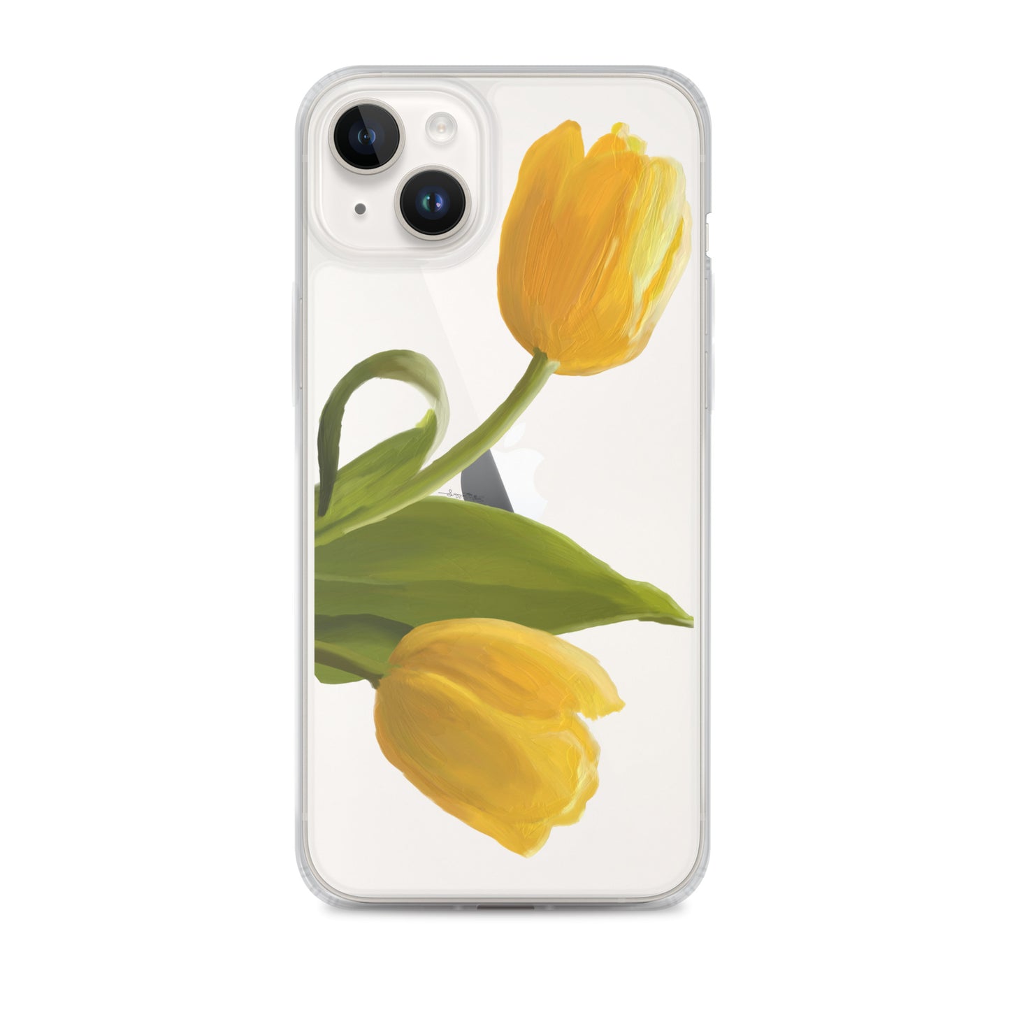 Sue’s Yellow Tulip Clear Case for iPhone®