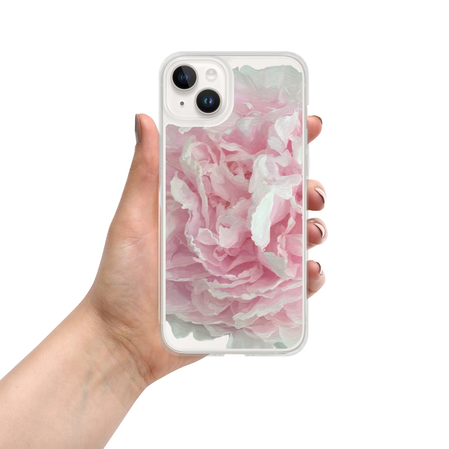 Cloey’s Peony on Clear Case for iPhone®